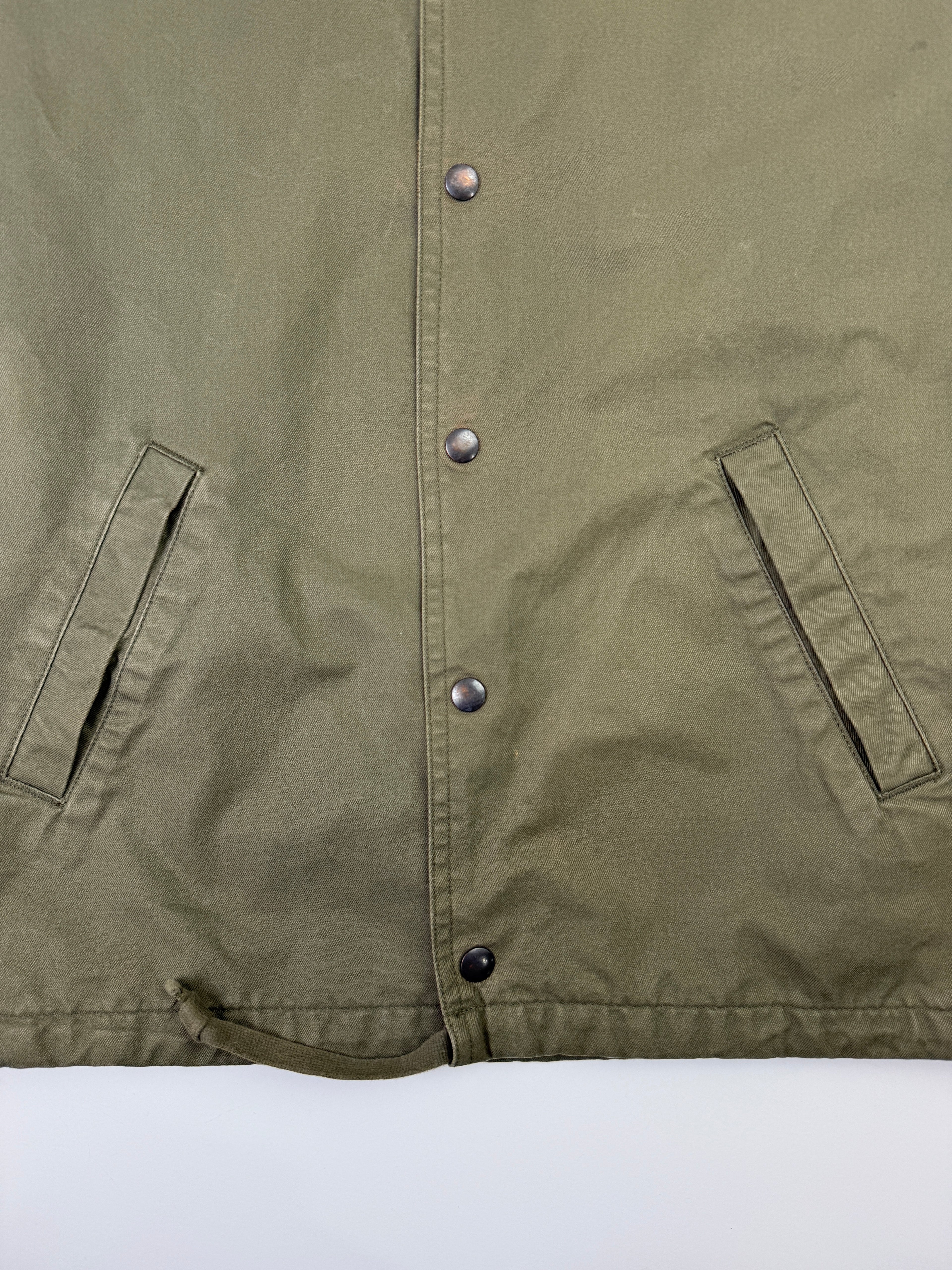 Stussy Canvas Coach Jacket Olive (USED)