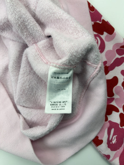 BAPE Big ABC Camo Shark Full Zip Hoodie Pink (USED) | Vitnage Clothing Store Canada