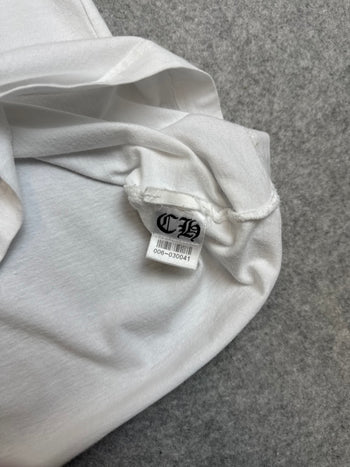 Chrome Hearts Jumbo Cross Scroll Pocket Tee White