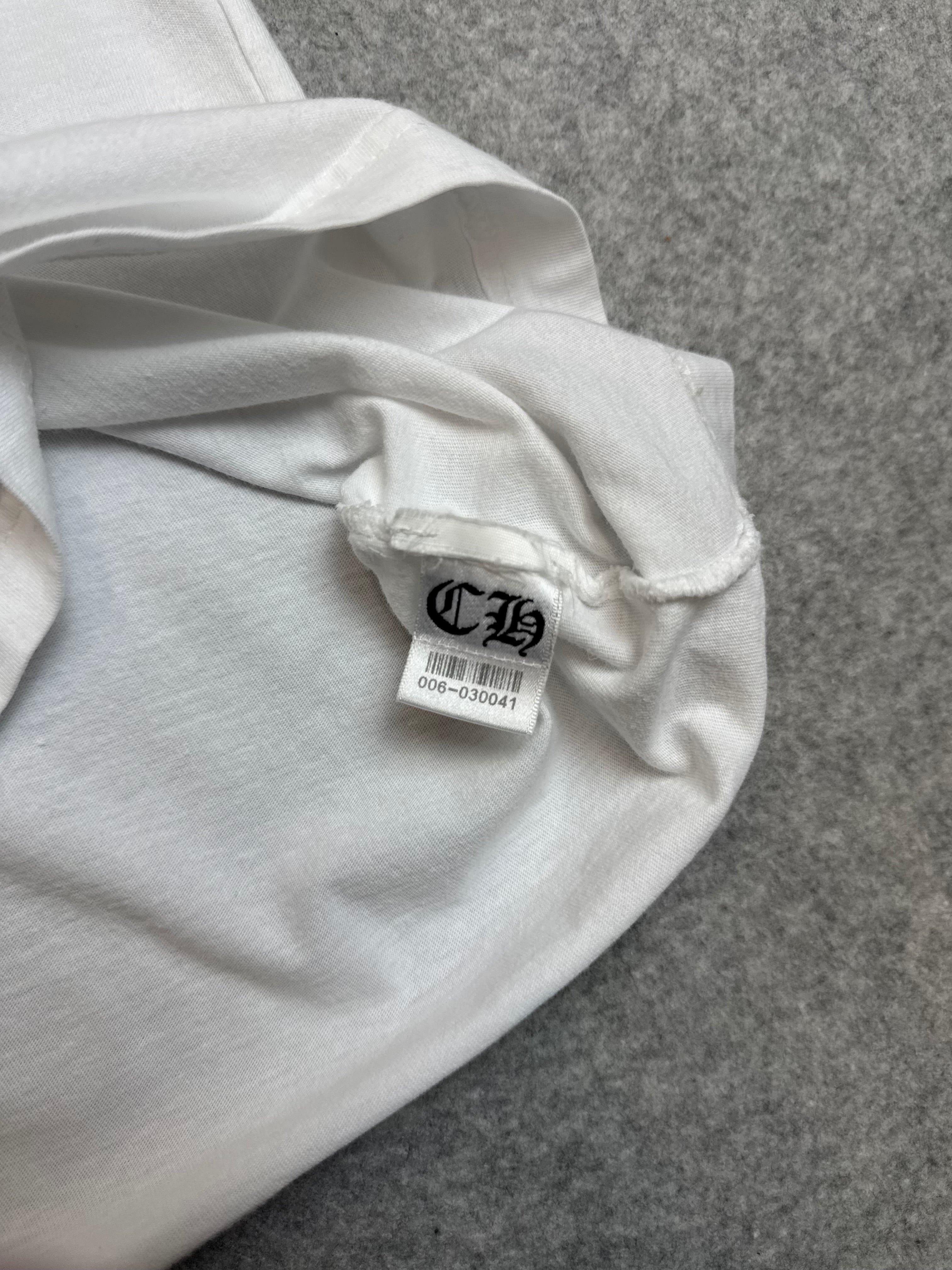 Chrome Hearts Jumbo Cross Scroll Pocket Tee White