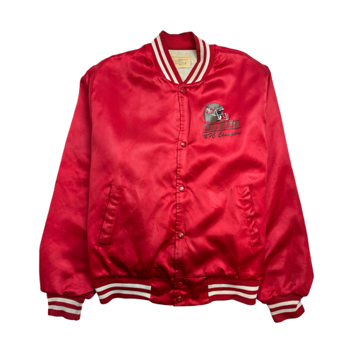 (M) Vintage 90s San Francisco Satin Jacket Red | Vintage Clothing Store Canada