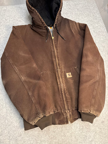 Vintage 2000s Carhartt Active Jacket Dark Brown