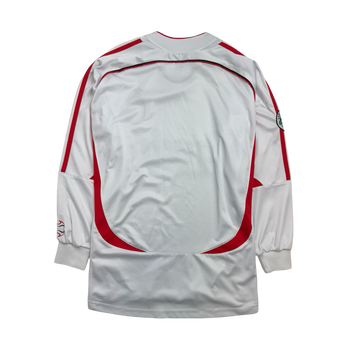 Vintage 2000s AC Milan L/S Soccer Jersey White