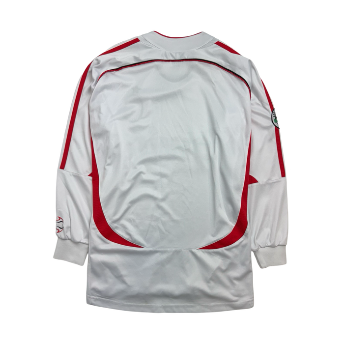 Vintage 2000s AC Milan L/S Soccer Jersey White | Vitnage Clothing Store Canada