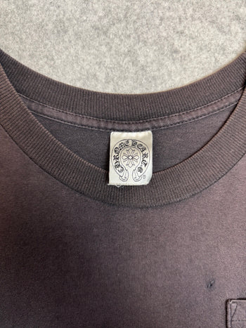 Vintage Chrome Hearts Vine Dagger Pocket Tee Black