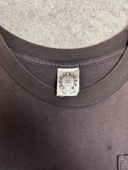 Vintage Chrome Hearts Vine Dagger Pocket Tee Black | Vitnage Clothing Store Canada