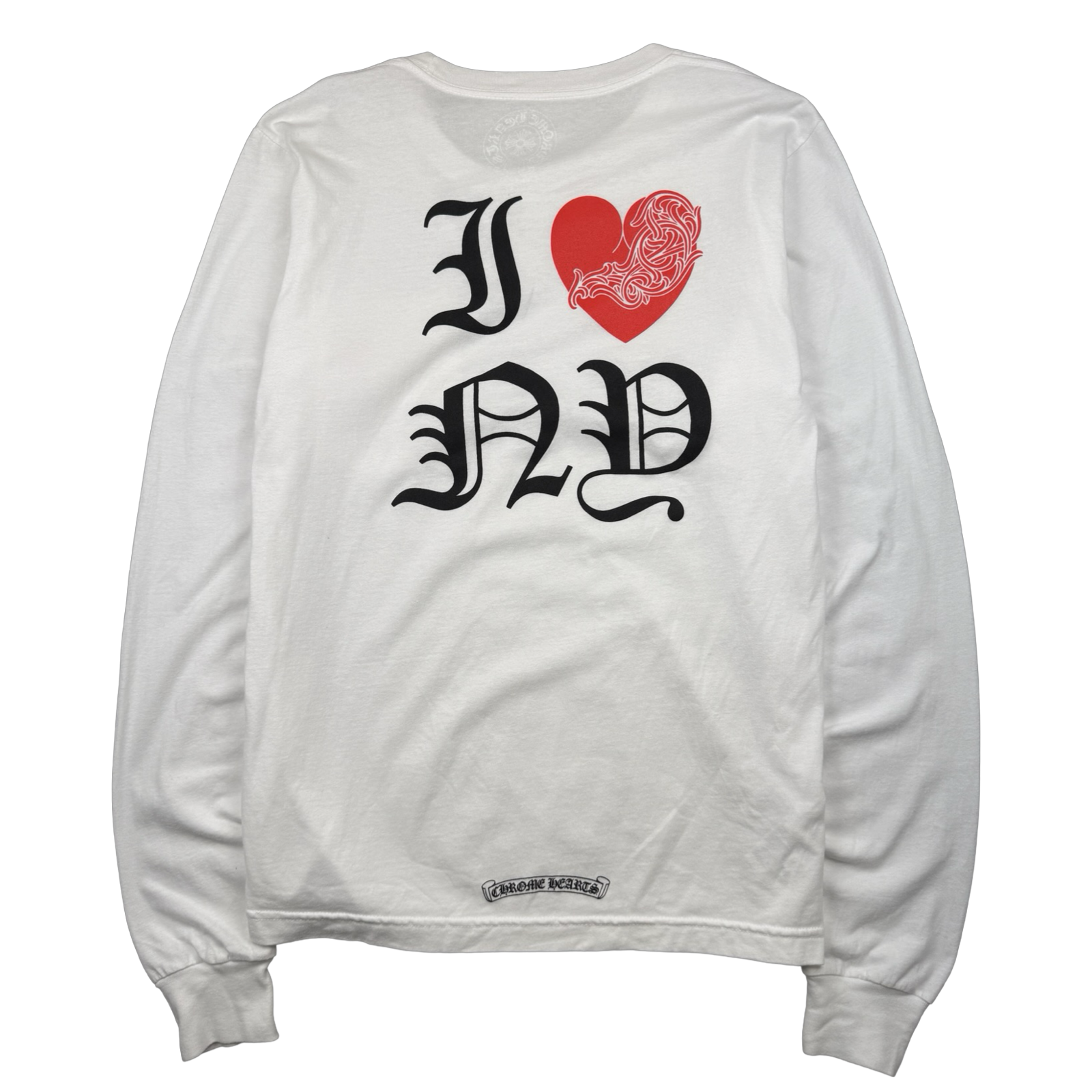 Chrome Hearts I Heart NY L/S Tee White