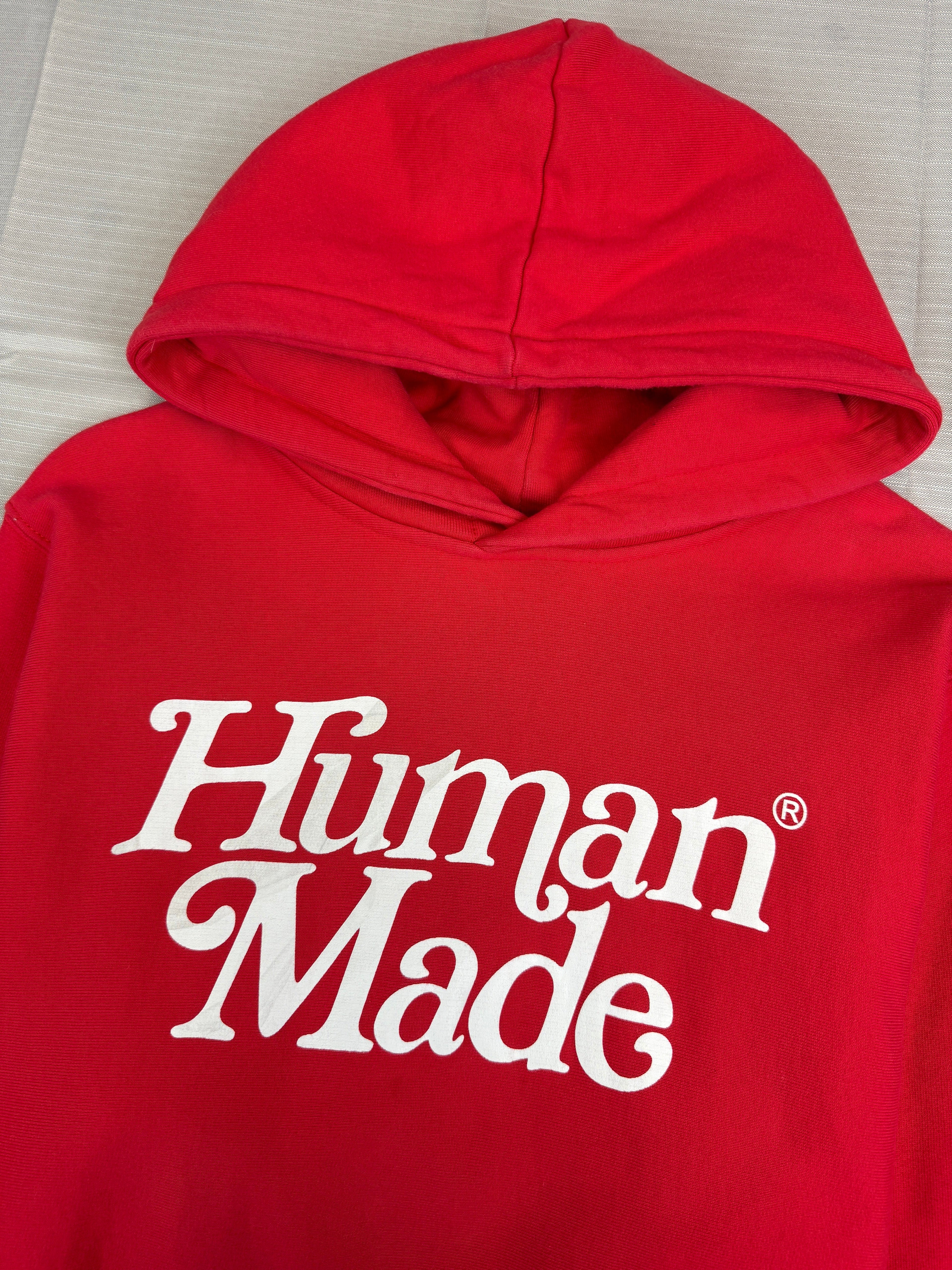 Human Made x Girls Don’t Cry Logo Hoodie Red (USED)
