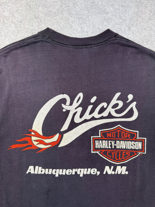 Vintage Harley Davidson Proud To Be American Tee Black | Vitnage Clothing Store Canada