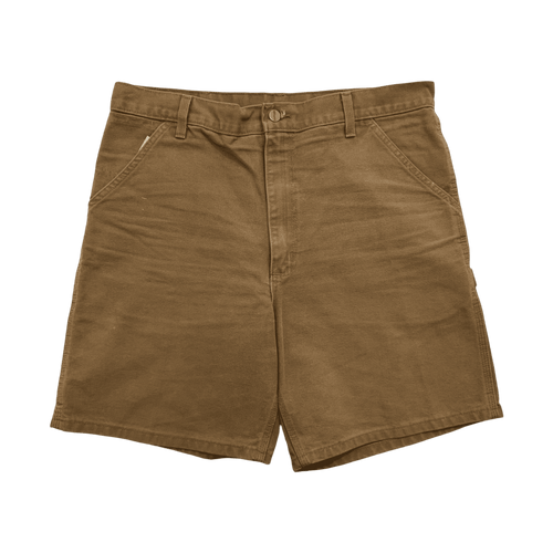 (36) Vintage Carhartt Carpenter Shorts Tan | Vintage Clothing Store Canada