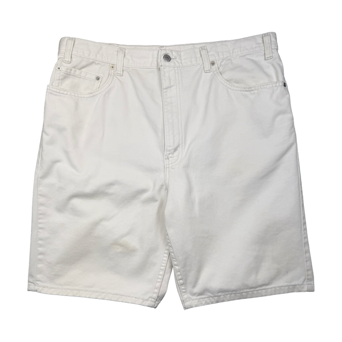 Vintage Levi's 505 Regular Fit Shorts White | Vitnage Clothing Store Canada