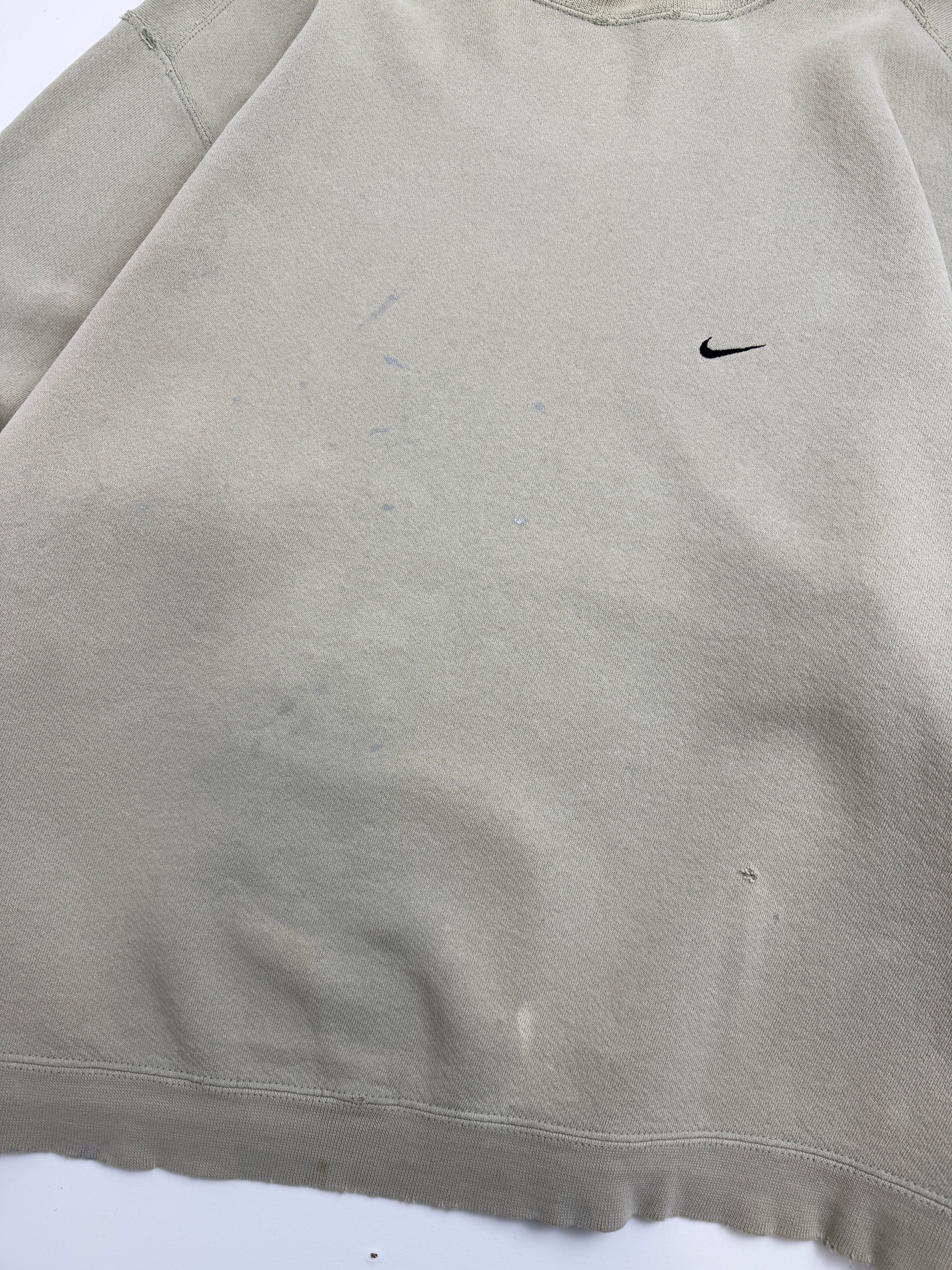 Vintage 1990's Nike Side Swoosh Sweatshirt Pistachio Green