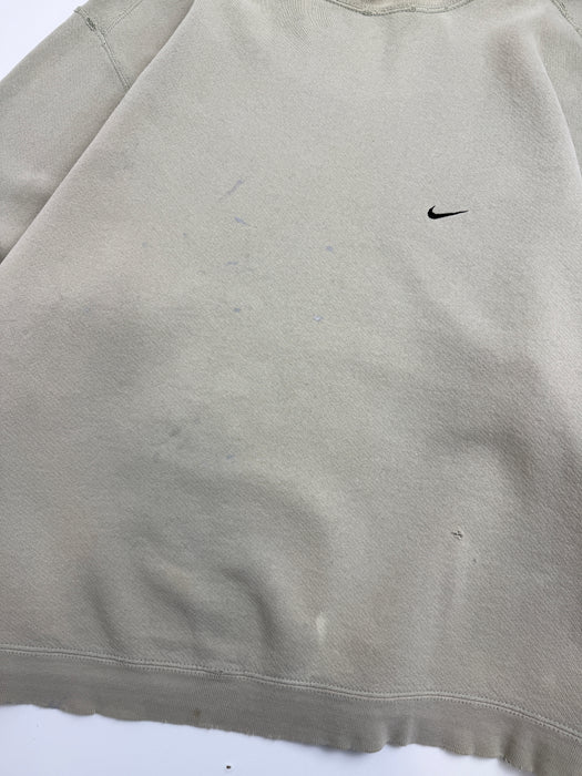 Vintage 1990's Nike Side Swoosh Sweatshirt Pistachio Green | Vitnage Clothing Store Canada