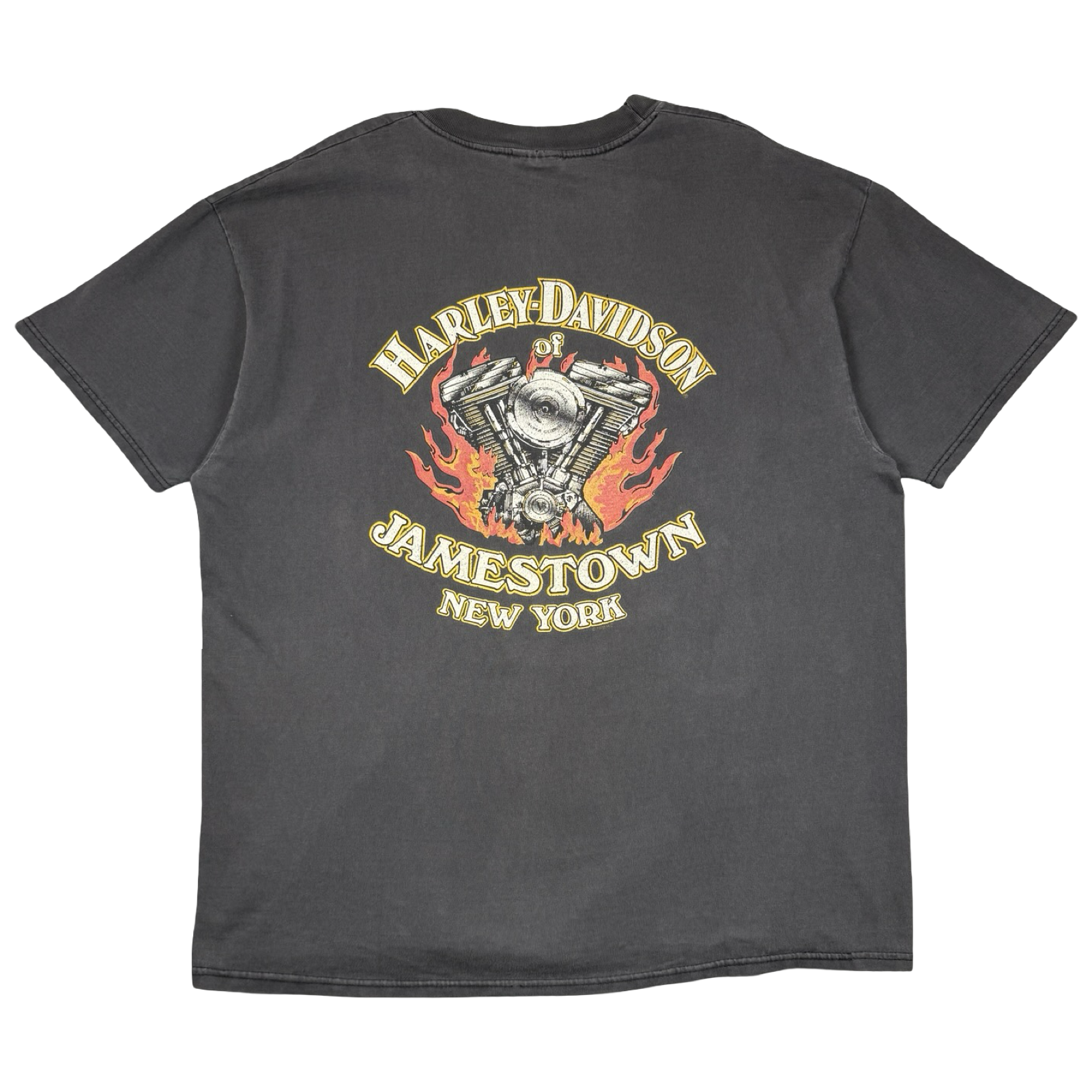 Vintage Harley Davidson Symbol Of Freedom Eagle Tee Black