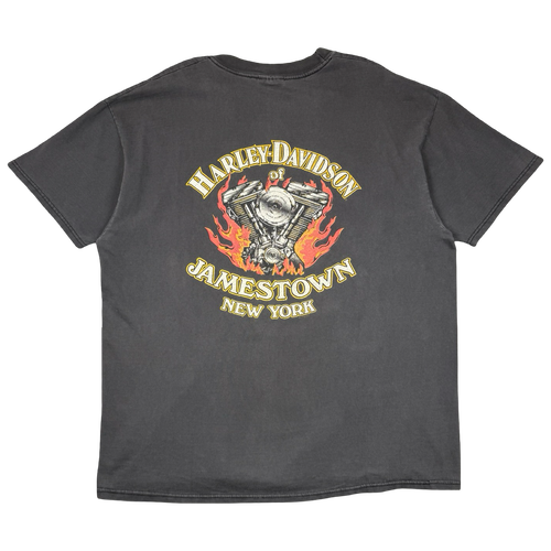 Vintage Harley Davidson Symbol Of Freedom Eagle Tee Black | Vintage Clothing Store Canada