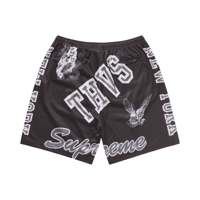 Supreme Varsity Mesh Shorts Black