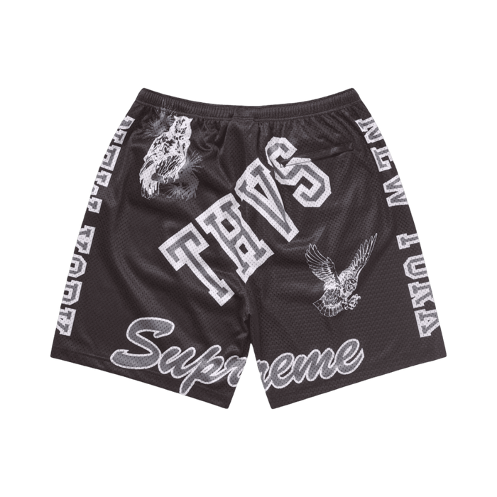 Supreme Varsity Mesh Shorts Black | Vitnage Clothing Store Canada