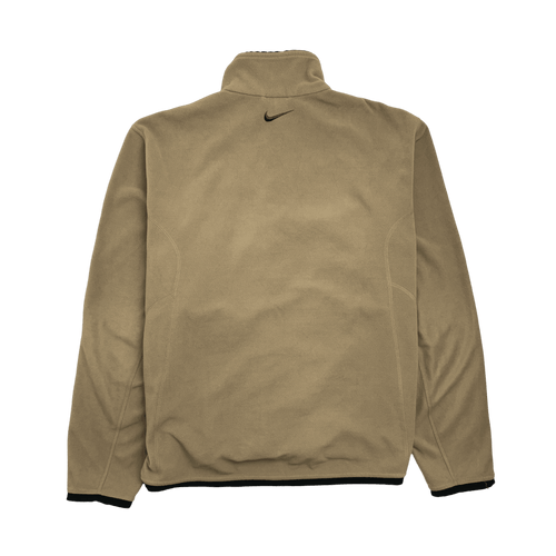 (M) Vintage 2000s Nike Zip Up Fleece Tan | Vintage Clothing Store Canada