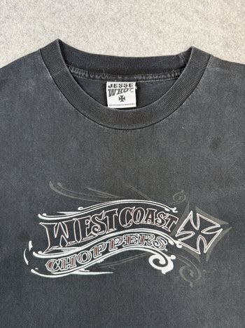 Vintage West Coast Choppers Bike Tee Black