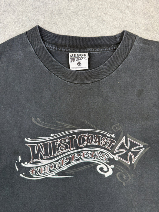 Vintage West Coast Choppers Bike Tee Black | Vitnage Clothing Store Canada