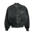 Vintage Phantom of the Opera Suede Leather Jacket Black