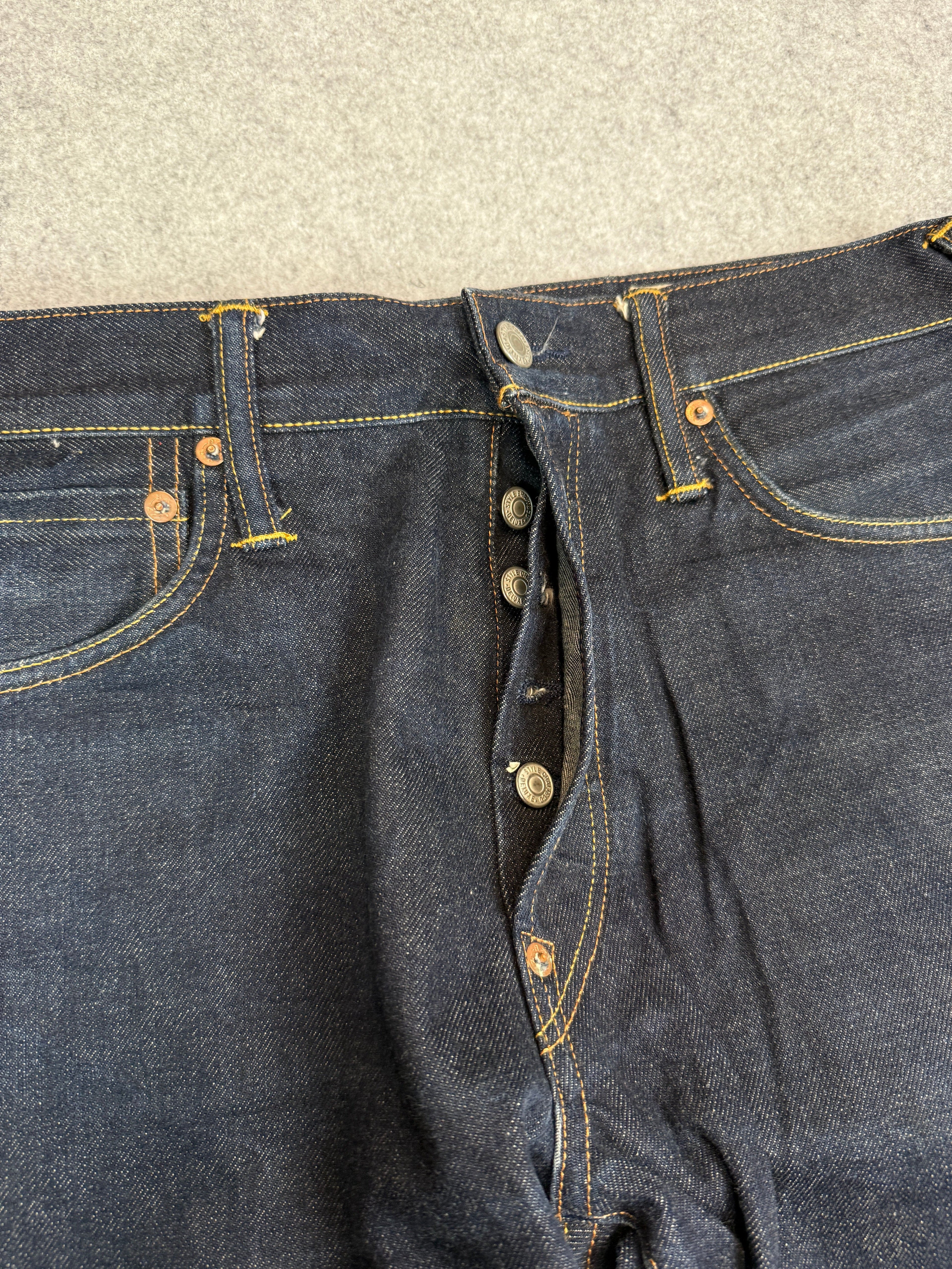 Evisu Lot 2000 No. 3 Purple Daicock Denim Pants