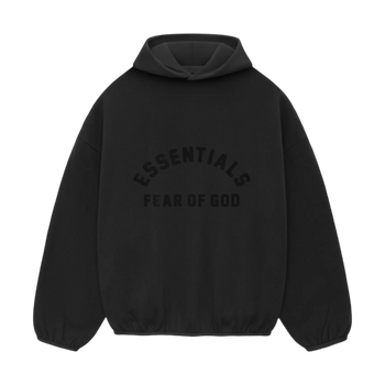 Fear of God Essentials Core Collection Nylon Fleece Hoodie Black/ Black