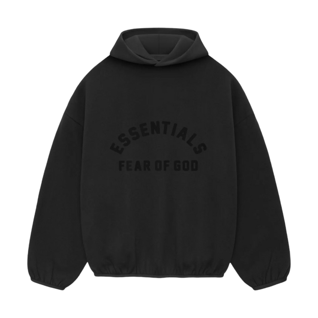 Fear of God Essentials Core Collection Nylon Fleece Hoodie Black/ Black