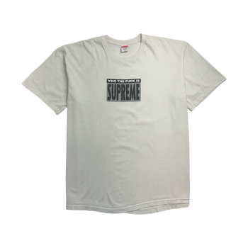 Supreme Who The Fuck Tee White (USED)