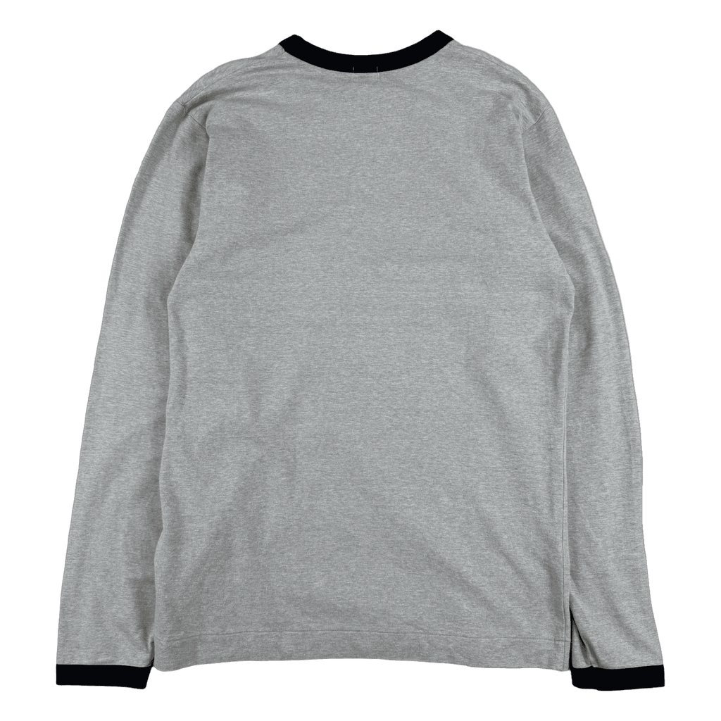 BAPE Logo L/S Tee Grey