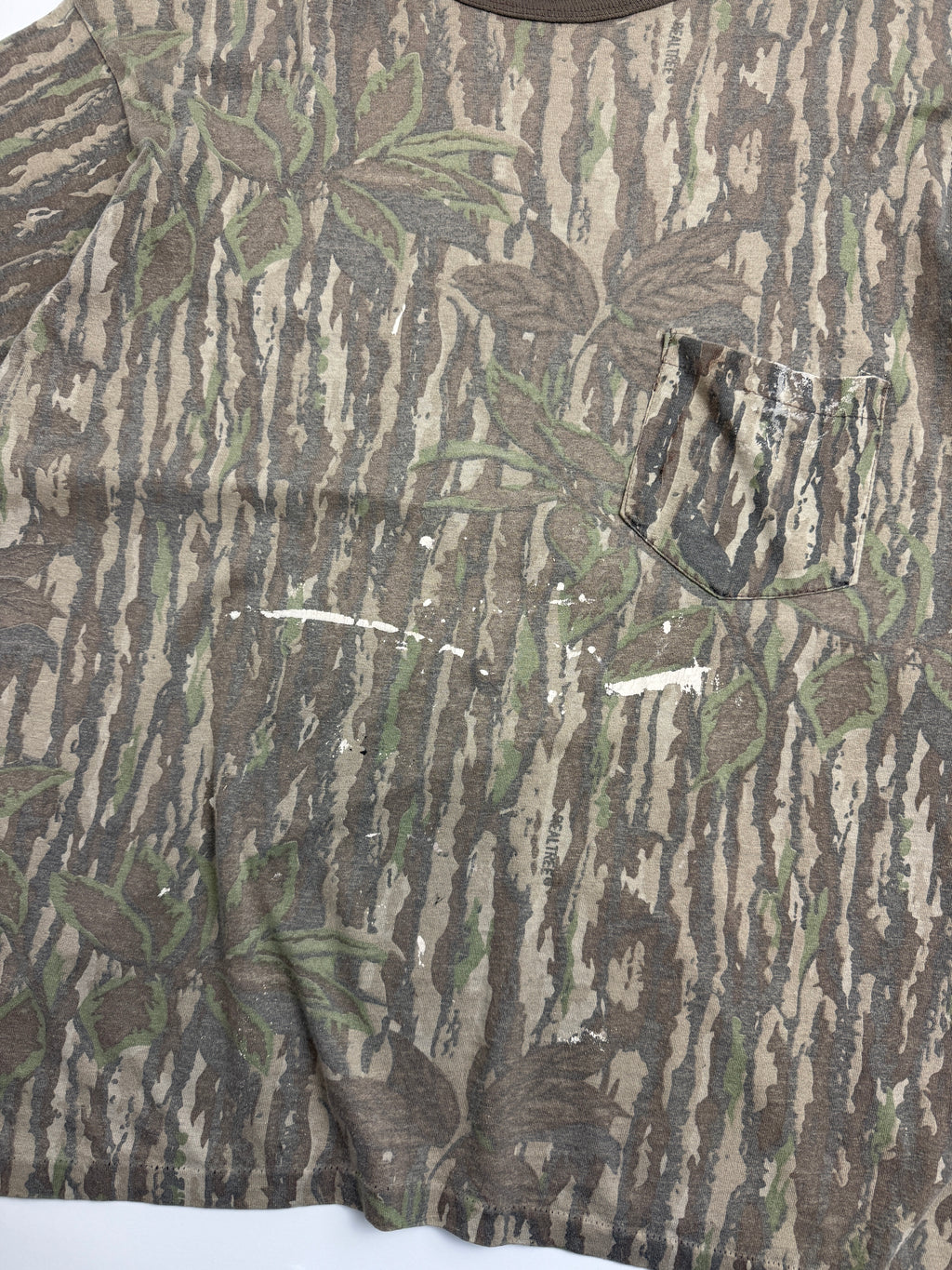 Vintage Realtree Treestand Camo Pocket Tee