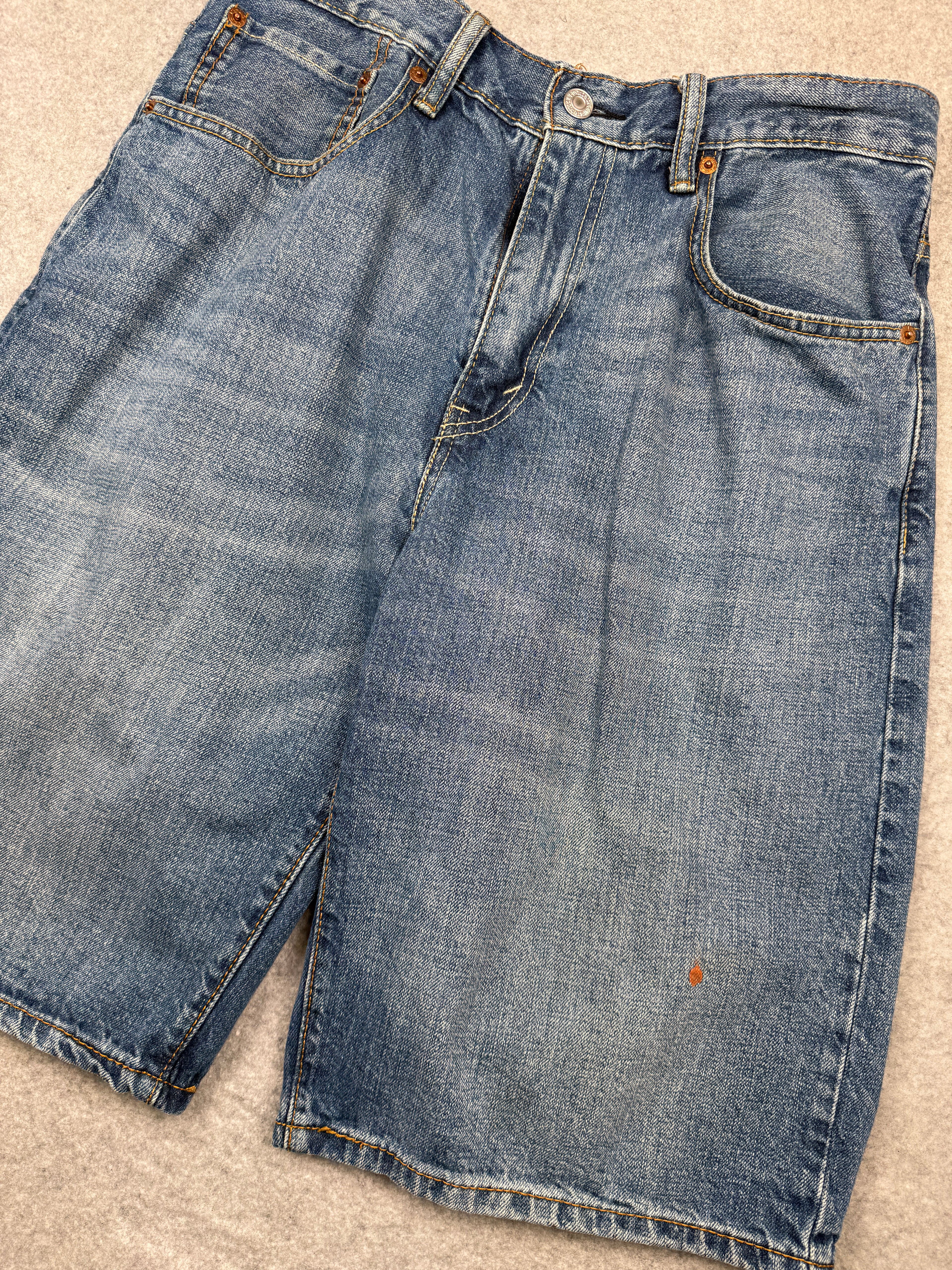 Levi's 569 Loose Straight Denim Shorts