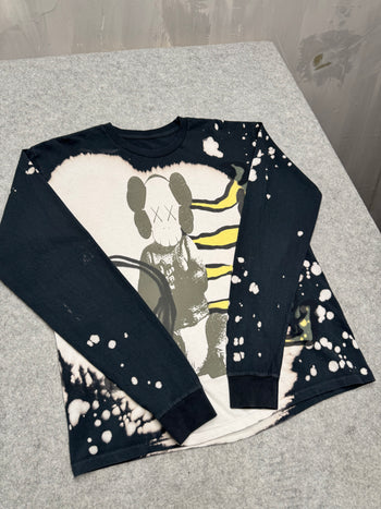 Travis Scott Cactus Jack x Kaws For Fragment L/S Tee Multi Grey (USED)