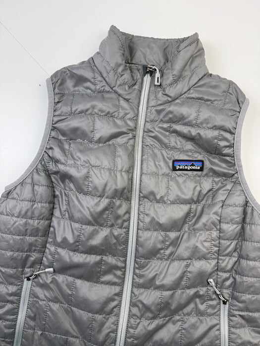Women's Patagonia Nano Puff Vest Silver Grey | Vitnage Clothing Store Canada