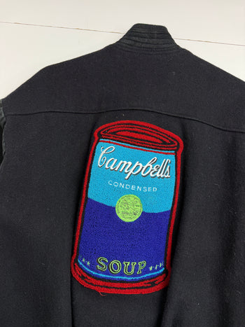 Vintage 1990s Campbell Soup Canada Promo Jacket Black