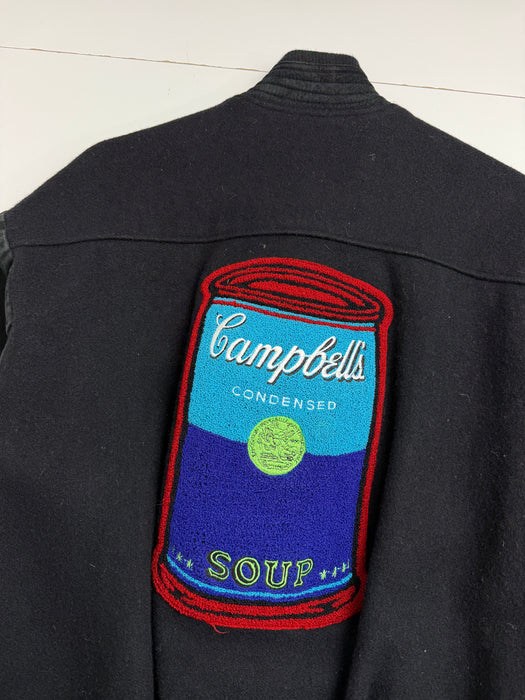 Vintage 1990s Campbell Soup Canada Promo Jacket Black | Vitnage Clothing Store Canada