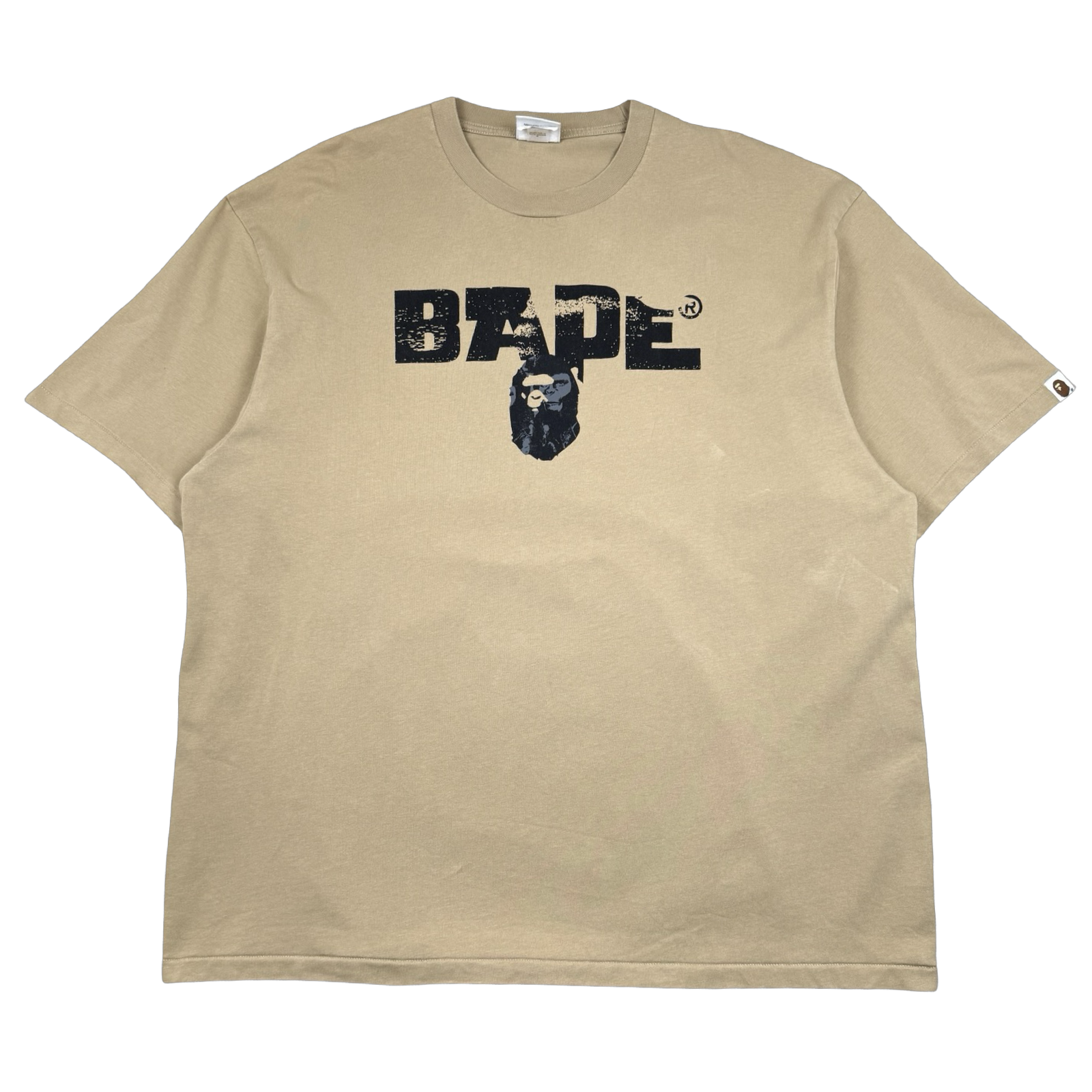 BAPE Army Relaxed Fit Tee Beige (USED)