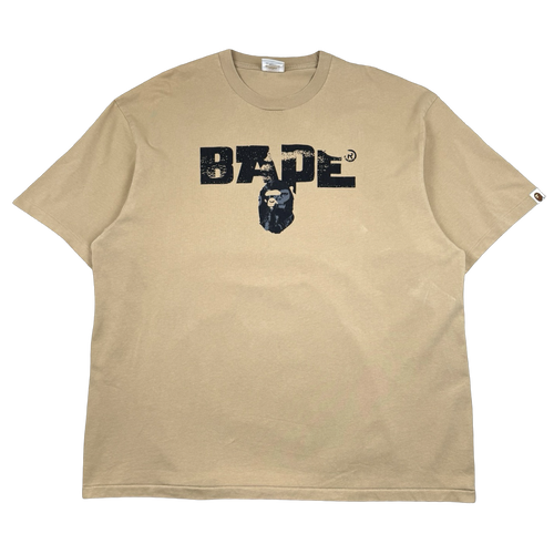 BAPE Army Relaxed Fit Tee Beige (USED) | Vintage Clothing Store Canada