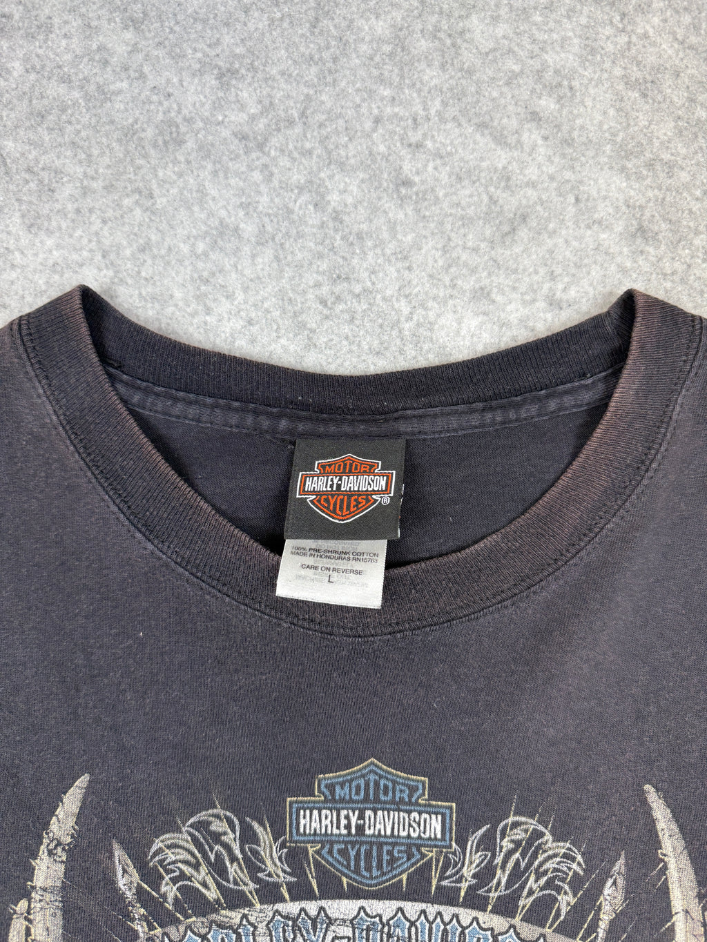 Vintage Harley Davidson Kamloops Animals Tee Black