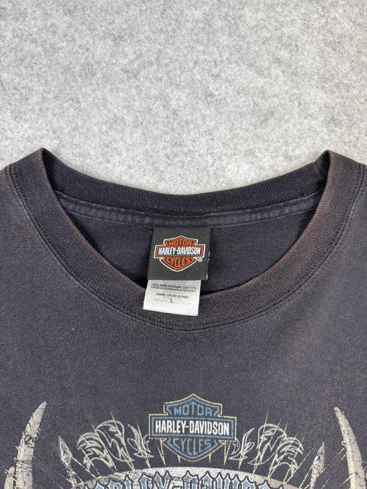 Vintage Harley Davidson Kamloops Animals Tee Black | Vitnage Clothing Store Canada