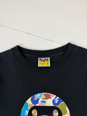 BAPE Multi Camo Baby Milo Tee Black (USED)