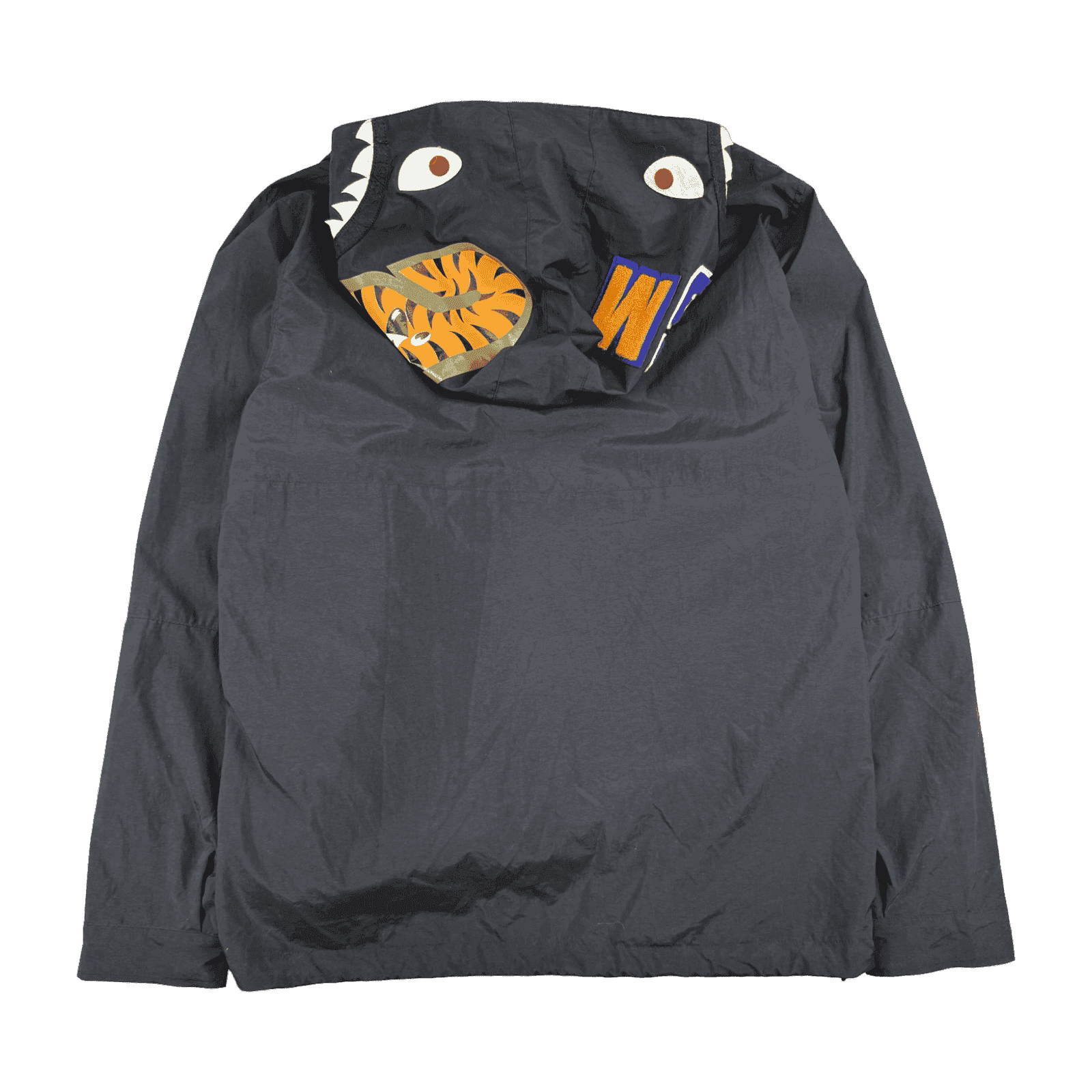 BAPE Shark Hooded Anorak Jacket Black (USED)
