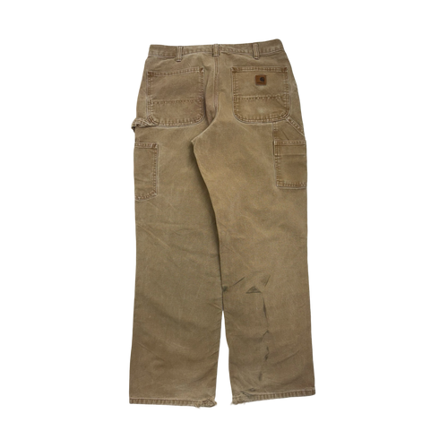 (32) Vintage Carhartt Carpenter Pants Light Brown | Vintage Clothing Store Canada