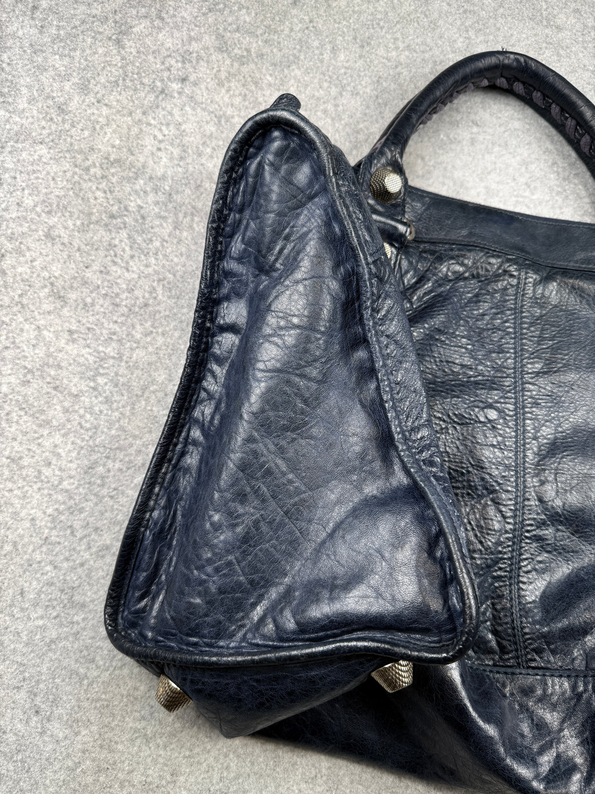 Balenciaga Giant 21 Part Time City Bag Navy