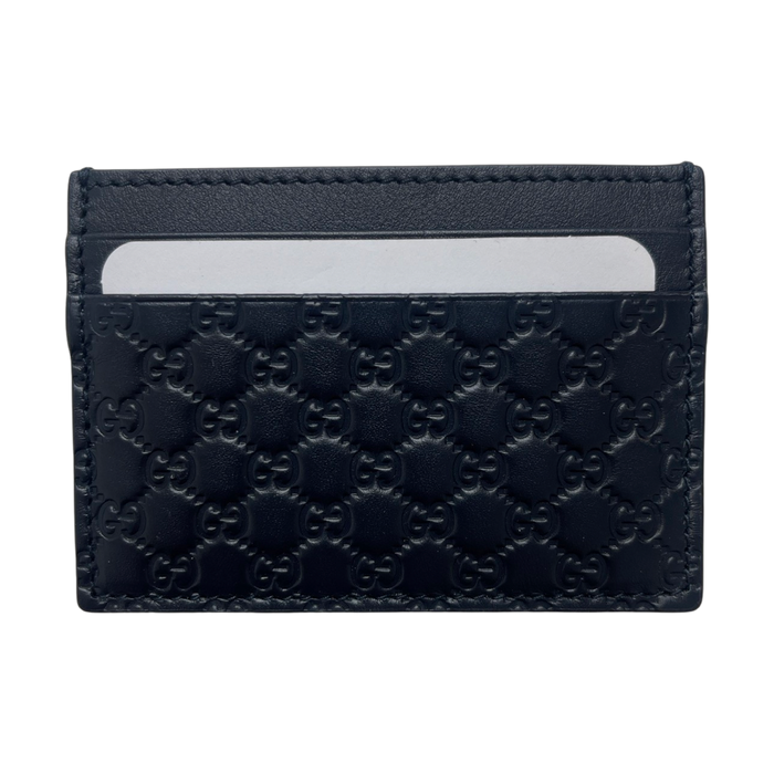 Gucci Monogram Card Holder Navy | Vitnage Clothing Store Canada