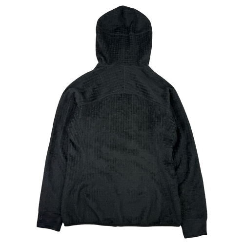 Women's Patagonia Hooded Fleece Jacket Black | Vintage Clothing Store Canada