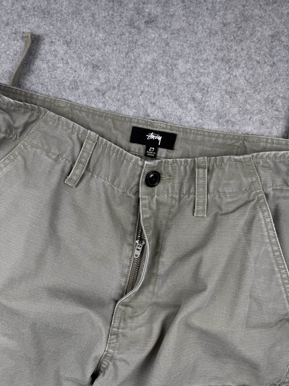 Stussy Ripstop Surplus Cargo Pants Sage Green (USED)