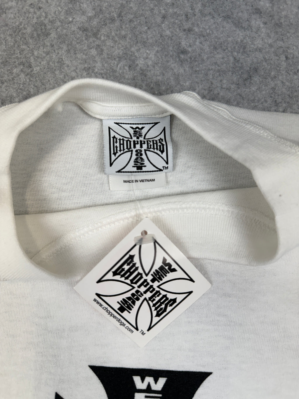 OG West Coast Choppers Logo Tee White