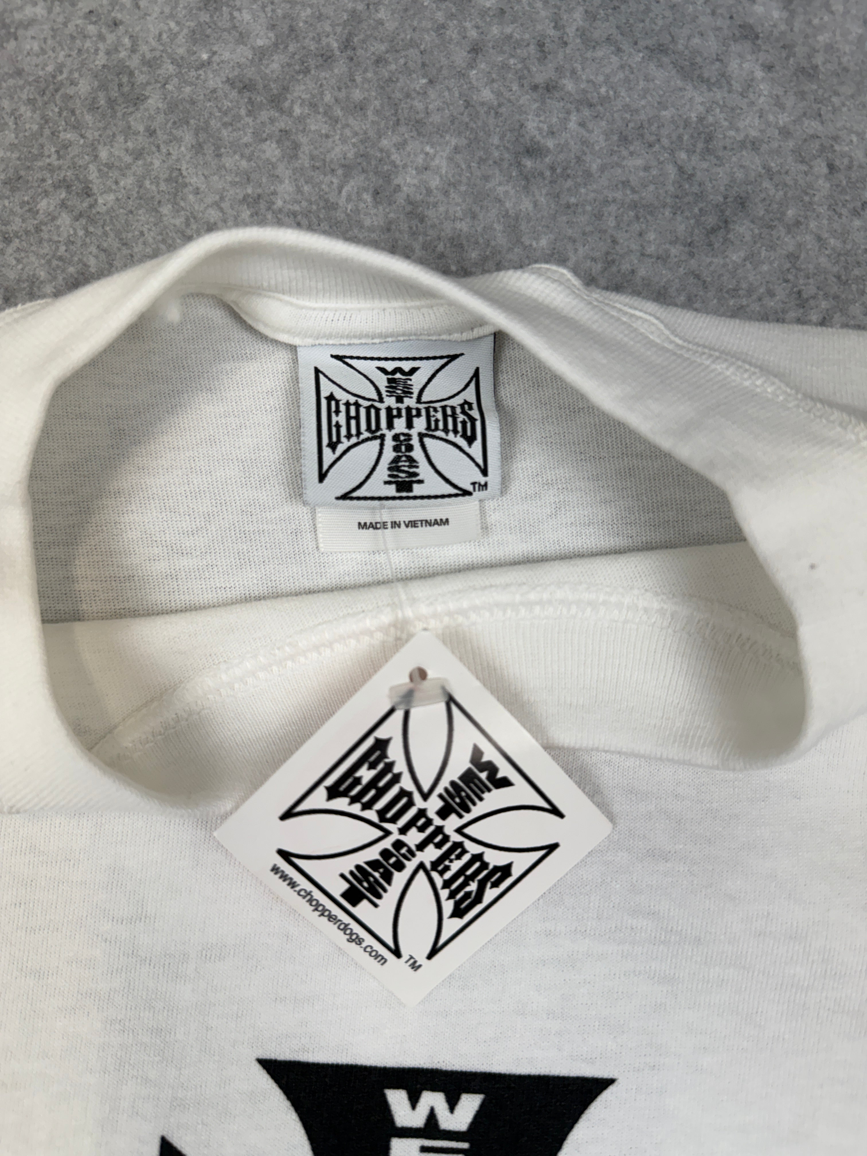 OG West Coast Choppers Logo Tee White