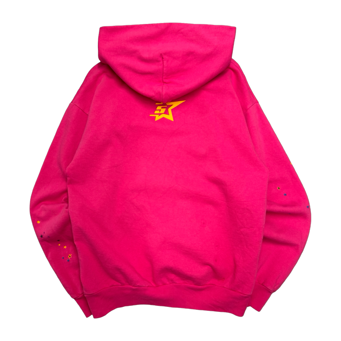 Sp5der P*NK Hoodie Pink (USED) | Vitnage Clothing Store Canada
